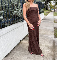 2.7 August Apparel - Ripple Effect Maxi Dress