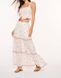 Loveshackfancy - Patten Cherry Maxi Skirt