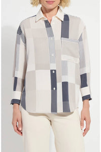 Lysse - Jessica 3/4 Sleeve Cropped Shirt