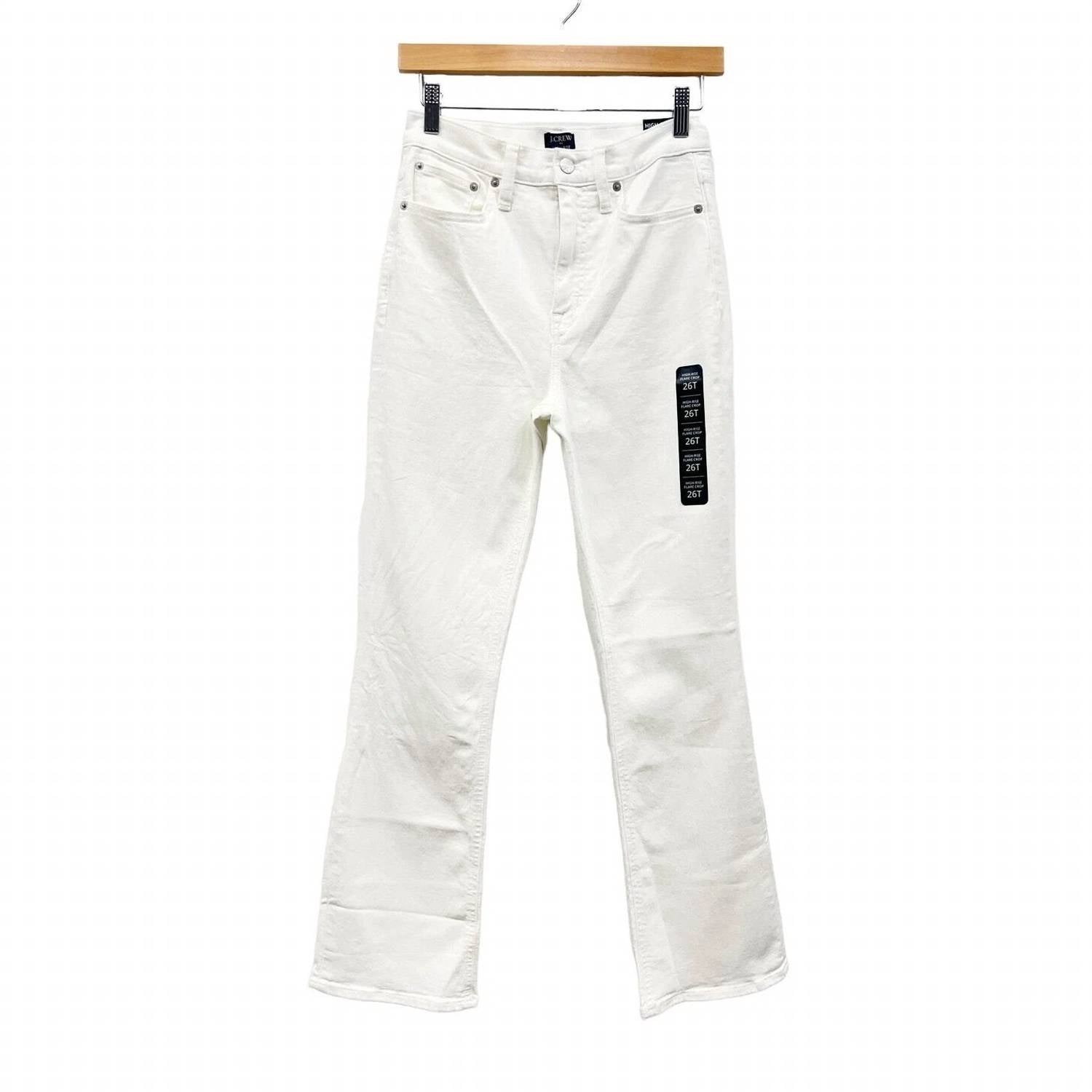 J.Crew - High-rise Flare Crop Jean In All-day Stretch - Tall