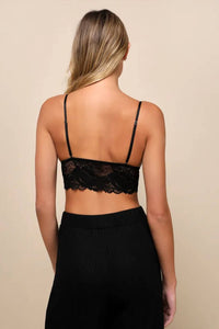 Free People - Everyday Lace Longline Bralette