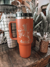 Lost Creek Boutique Llc - Rowdy Cowgirl 40oz Tumbler With Handle