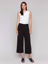 Charlie B - Wide Leg Pants With Side Zippers