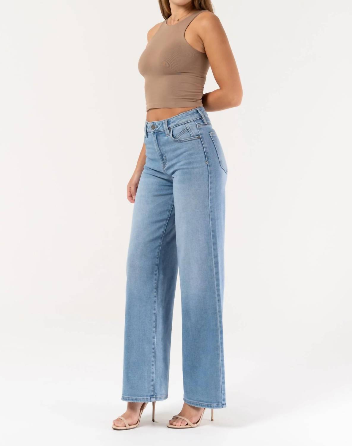 Hidden - Nori High Waist Wide Leg Jean