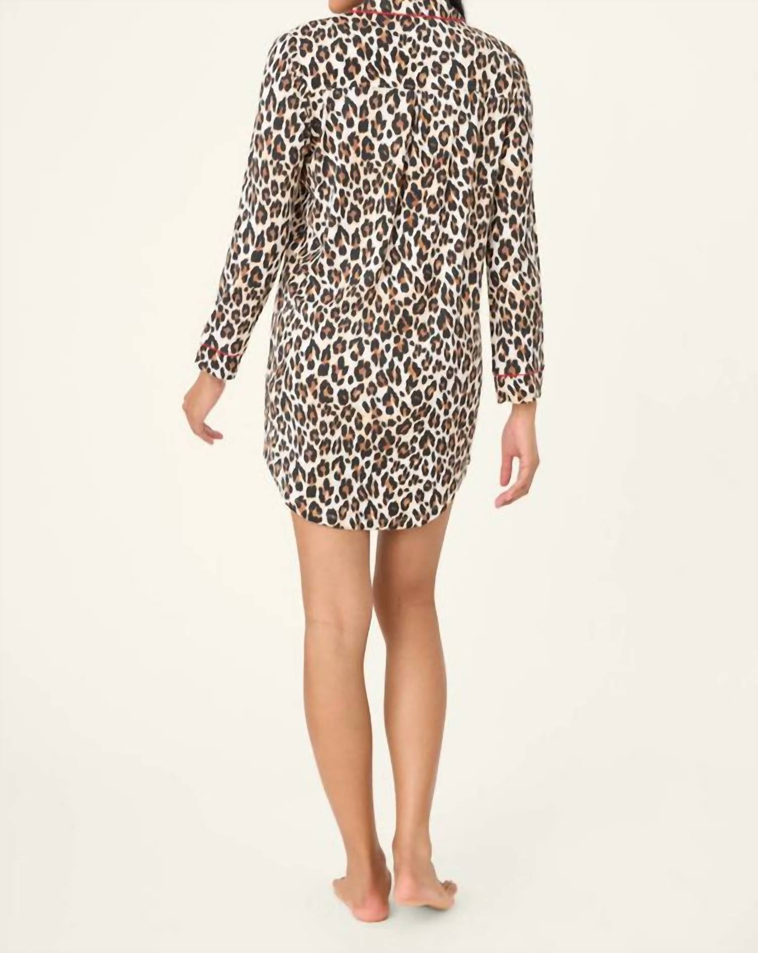 Pj Salvage - Leopard Print Night Shirt
