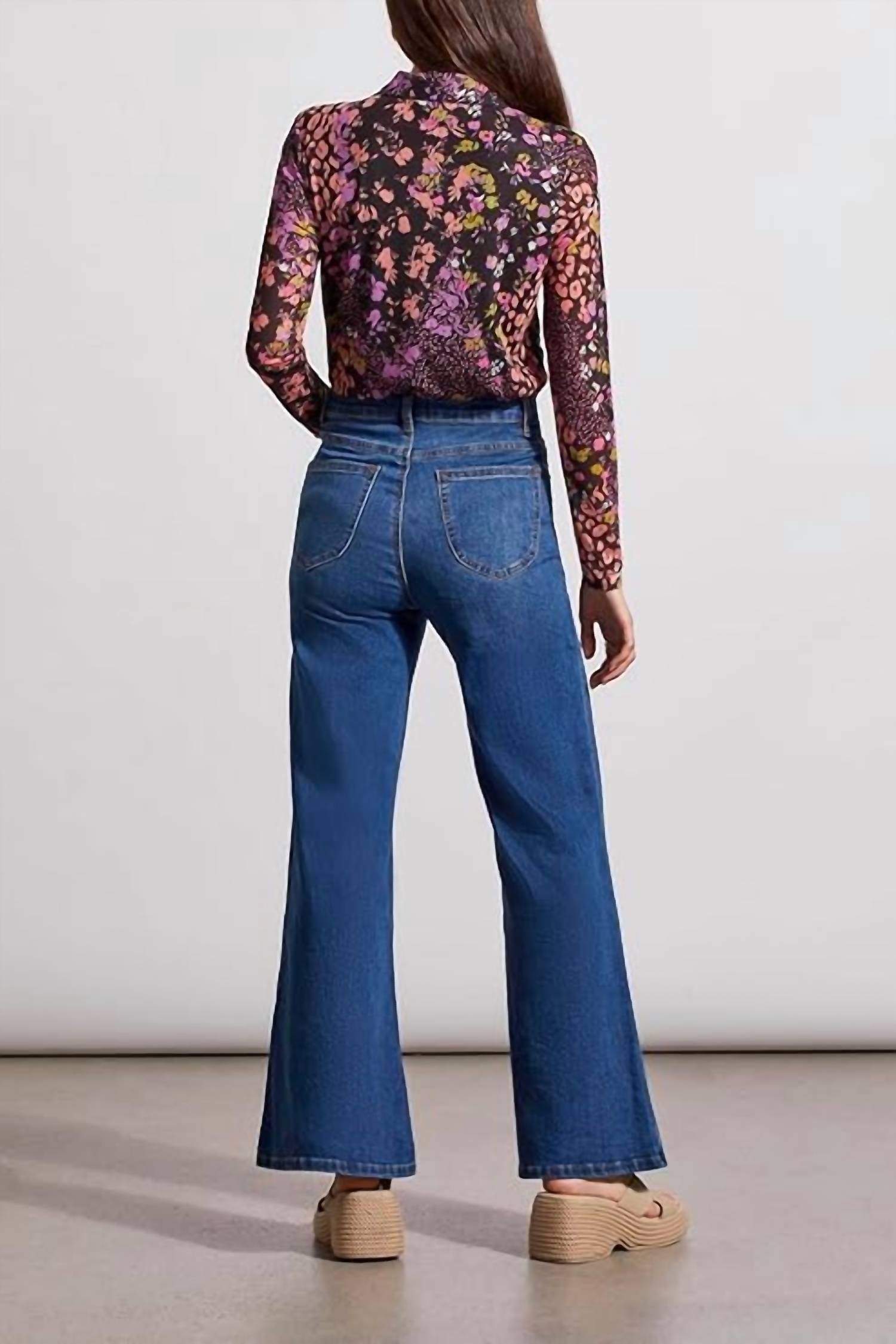 Tribal - Brooke Hugging Palazzo Denim Jean