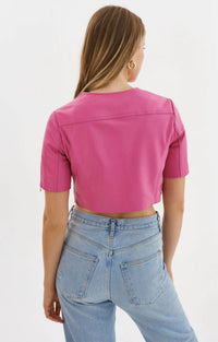 Lamarque - Kirsi Cropped Biker Jacket