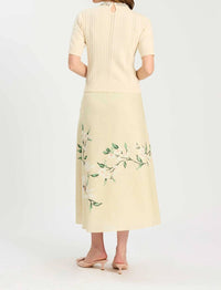 Tyler Boe Valentina Starling Skirt in multi - women's skirt - alternate view