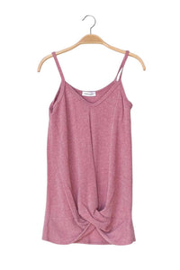 First Love - Twist Front Tank Top