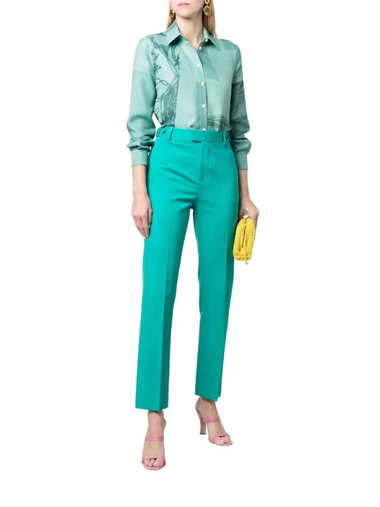 Salvatore Ferragamo - Graphic Print Silk Shirt