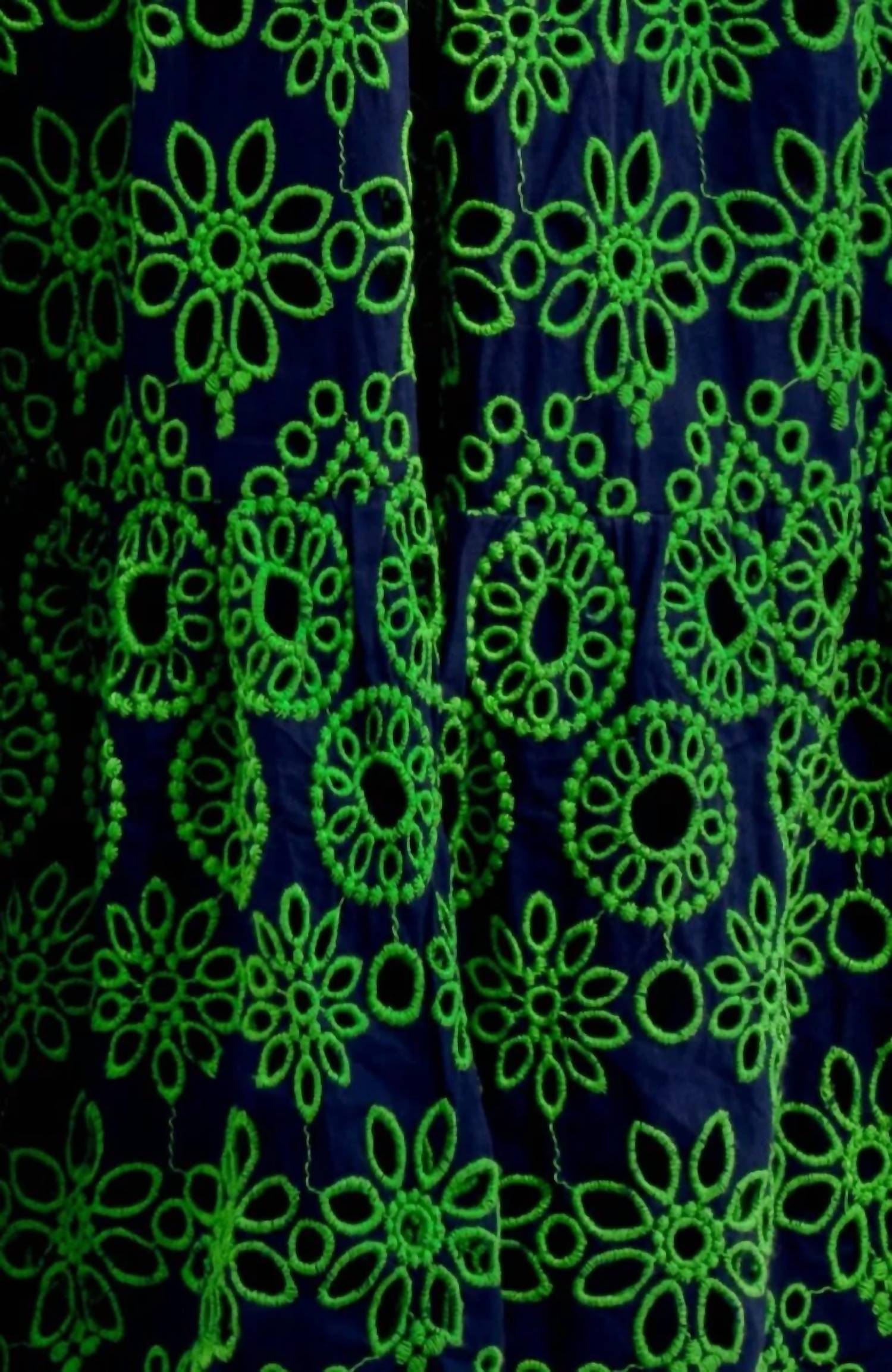 GRETCHEN SCOTT Little Bo Peep Maxi Dress in la di da navy kelly - women's dress - view 4