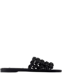 Toteme - Women's Braided Leather Bandeau Slide