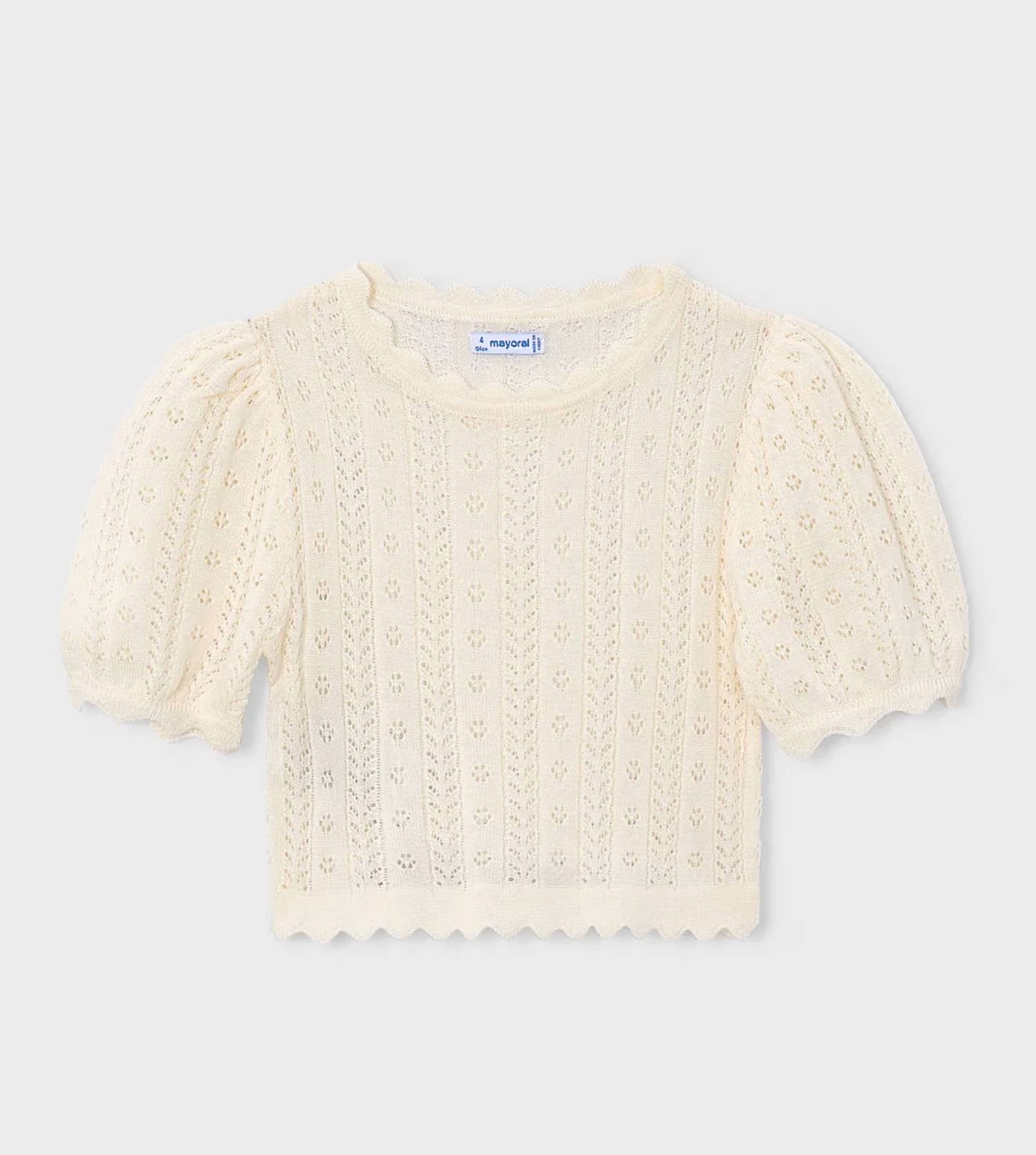 Mayoral - Girl's Knit Crop Top
