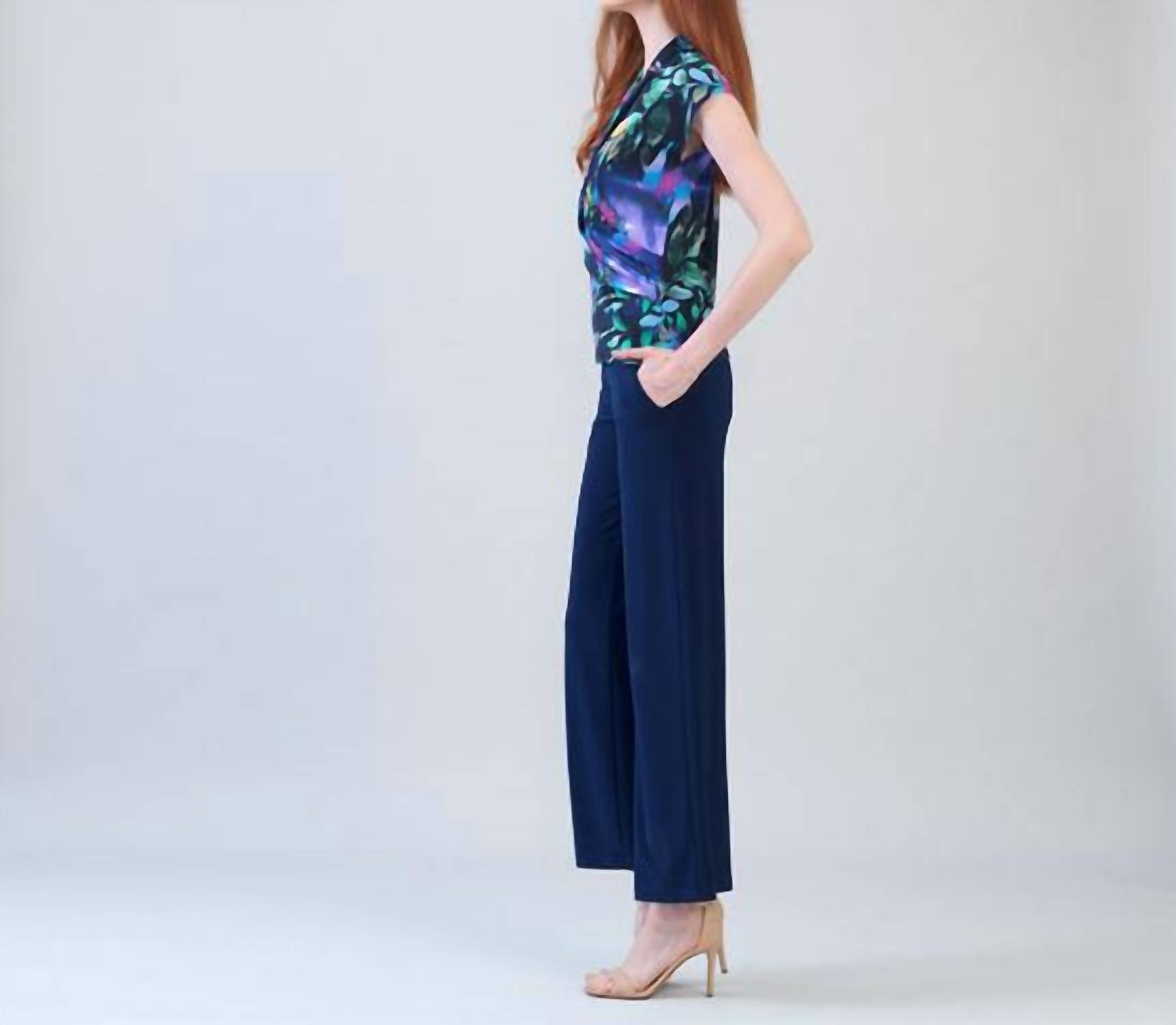 Clara Sunwoo - Short Sleeve Rouche Front Top