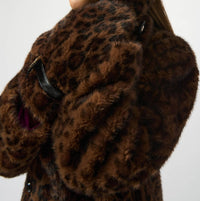 Joseph Ribkoff - Women's Leopard Mittens