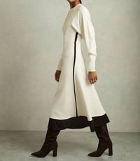 Reiss - Caprice Wool Blend Knitted Midi Dress