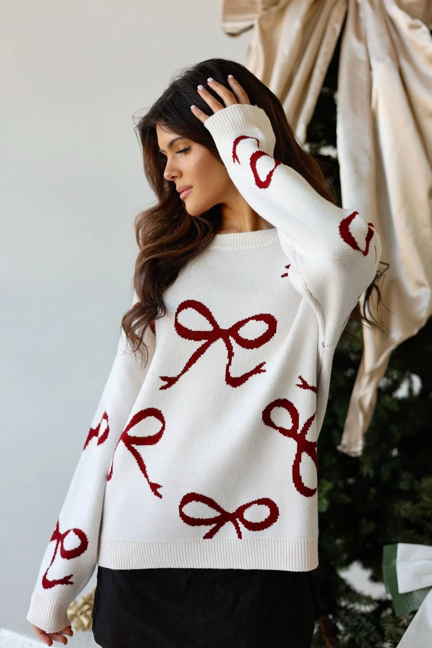 Miracle - Colette Coquette Ribbon Knit Bow Sweater