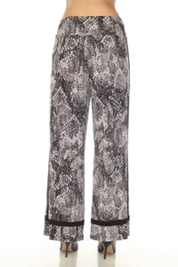 Joseph Ribkoff - Snakeskin Wide Leg Pant