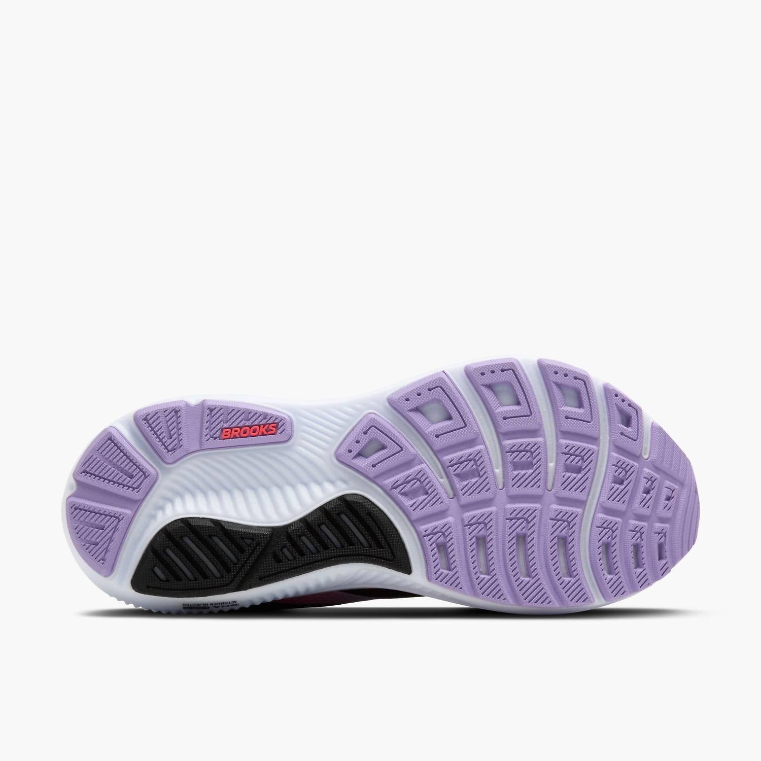 BROOKS Women's Ghost 17 Shoes in black purple coral - women's shoe - view 6