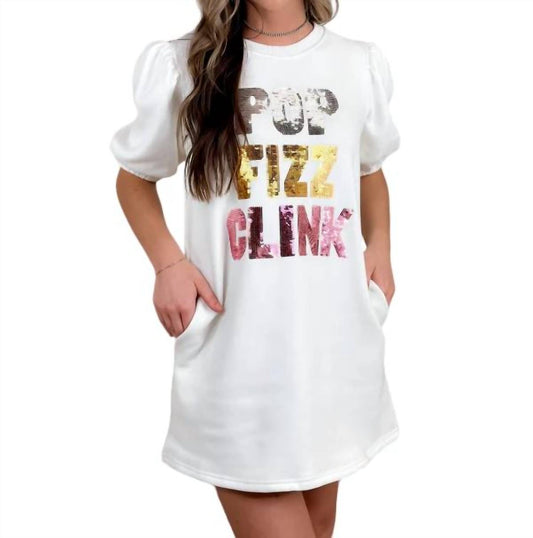 Mainstrip - Pop Fizz Clink Sequin Dress