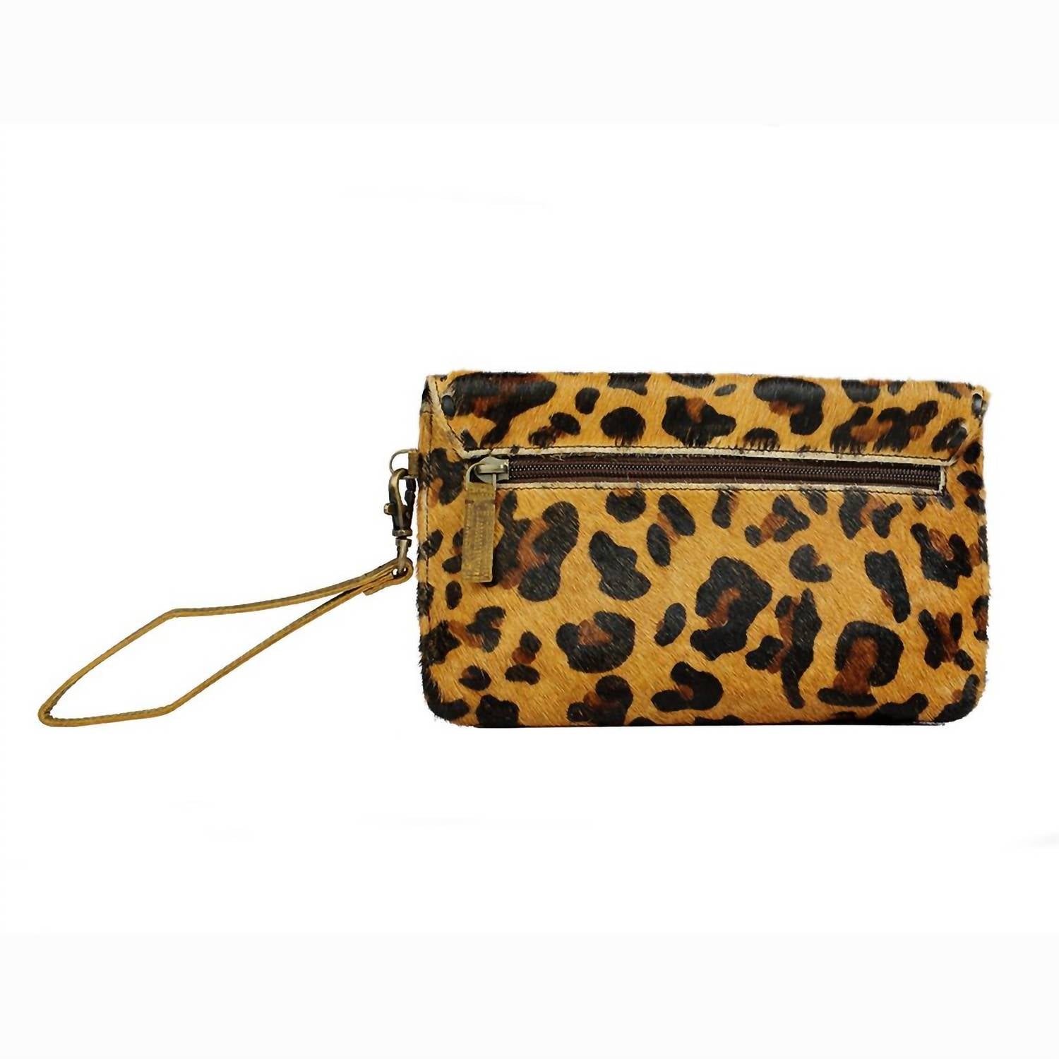 Myra Bags Women's Horizon Wallet in leopard - women's bag - alternate view
