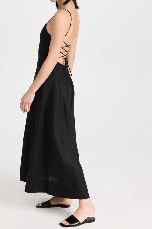Enza Costa - Laced Open Back Linen Dress