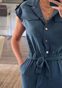Patty Kim - Belted Jumpsuit