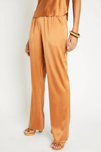 Beryll Liz Silk Pants in copper - women's pants