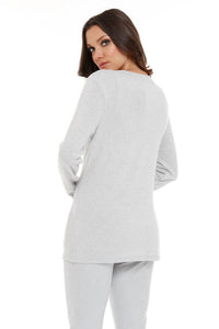 Juliana Kashmira Open Grommet Cardigan