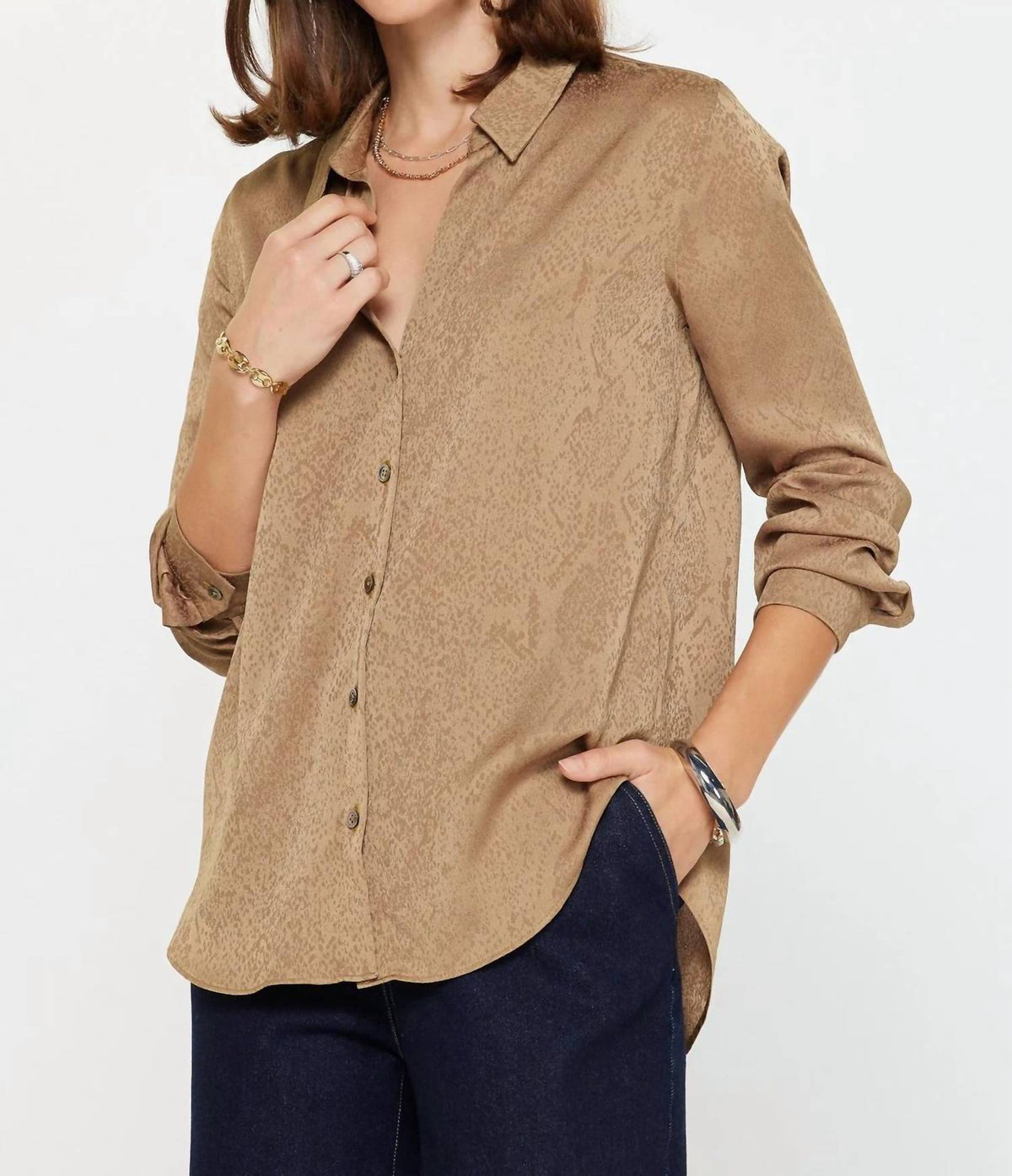 Nyland - Citra Jacquard Button Down Shirt