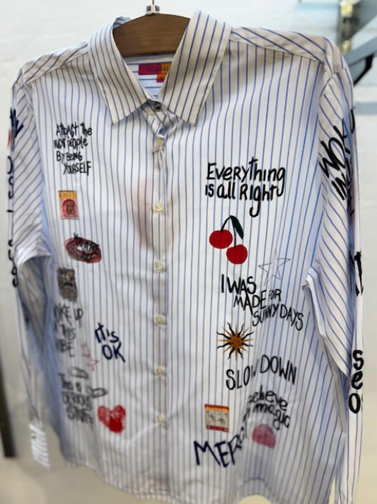 Vilagallo - Women's Silk Button-Down Blouse