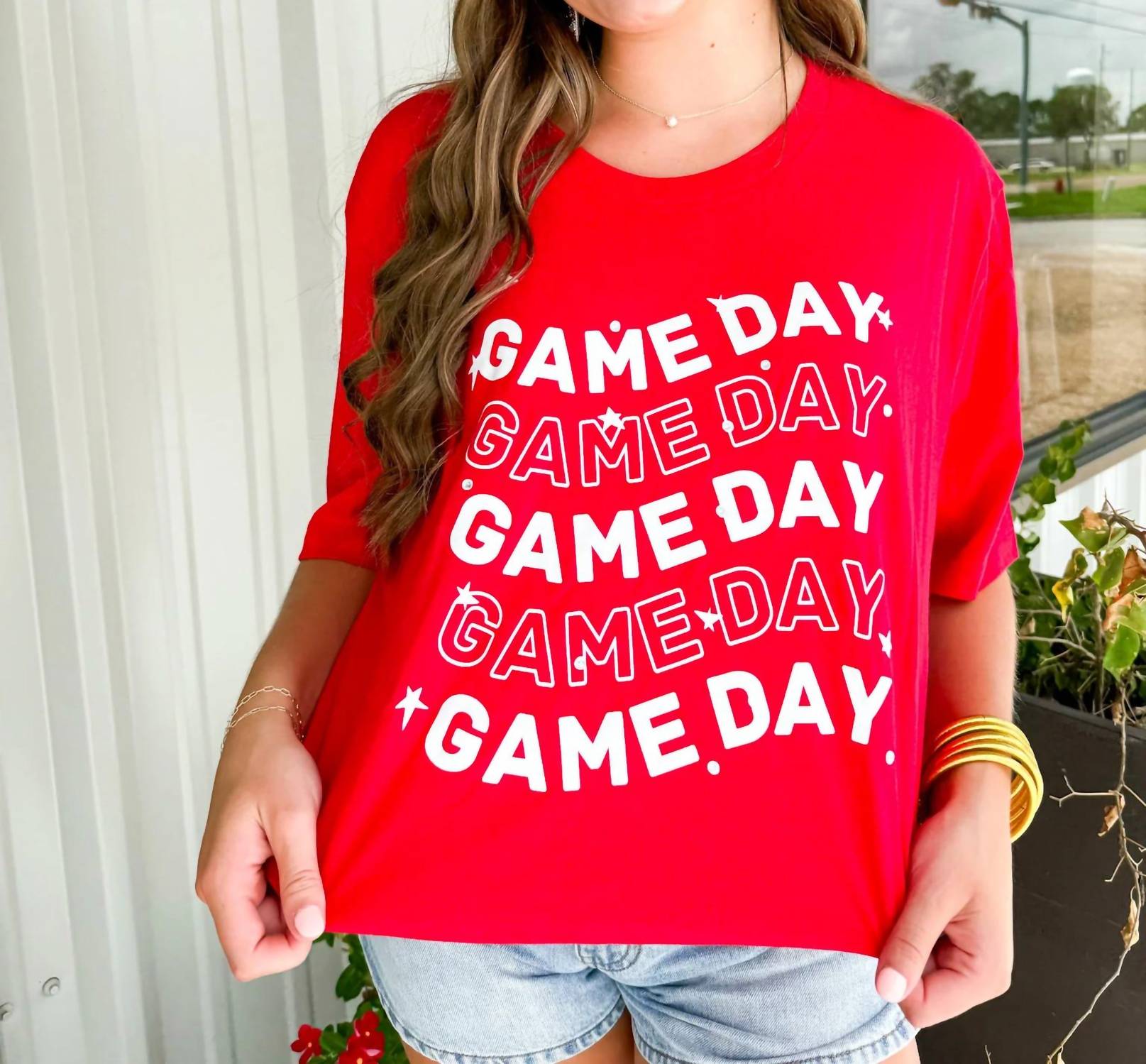 Creative Impressions - Wavy Game Day Tee