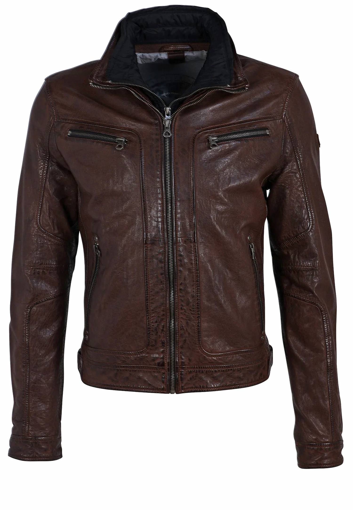 Mauritius - Men's Bain Cf Leather Jacket