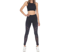 GOLDHAUS Oxygen High Rise Leggings in black - women's pants