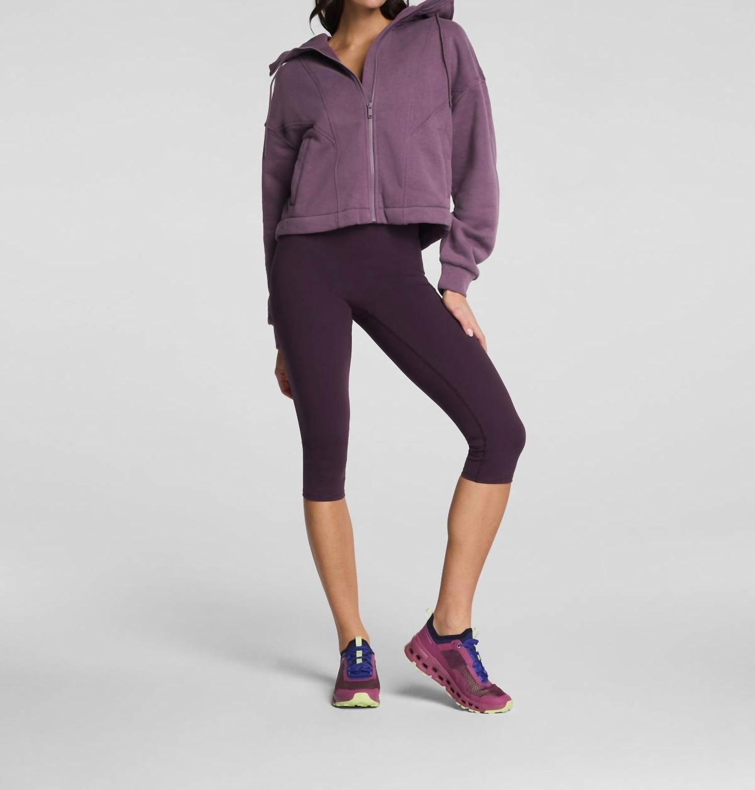 Spanx - Cotton Fleece Full Zip Hoodie