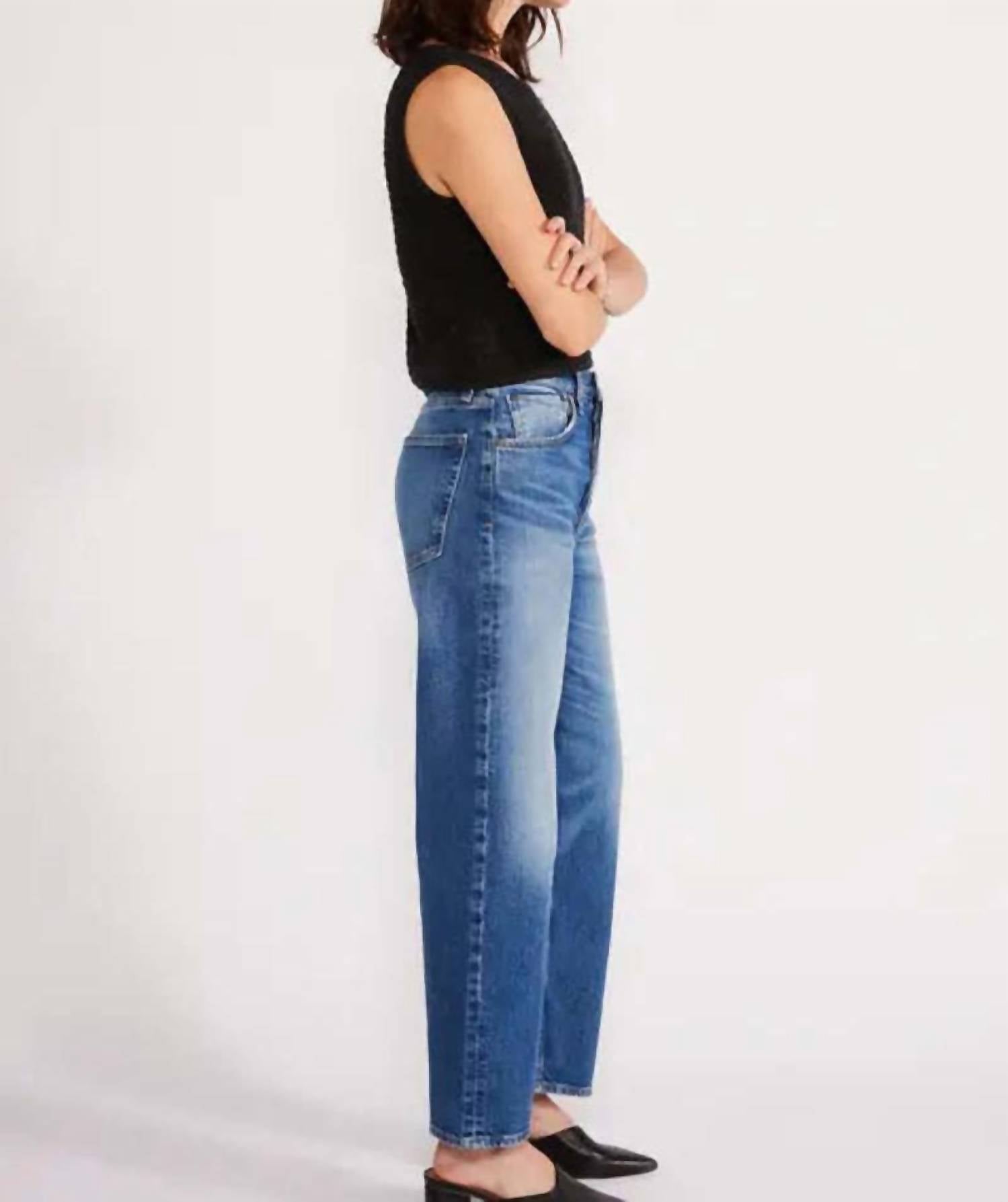 Etica - Tia Vintage Straight Crop Denim