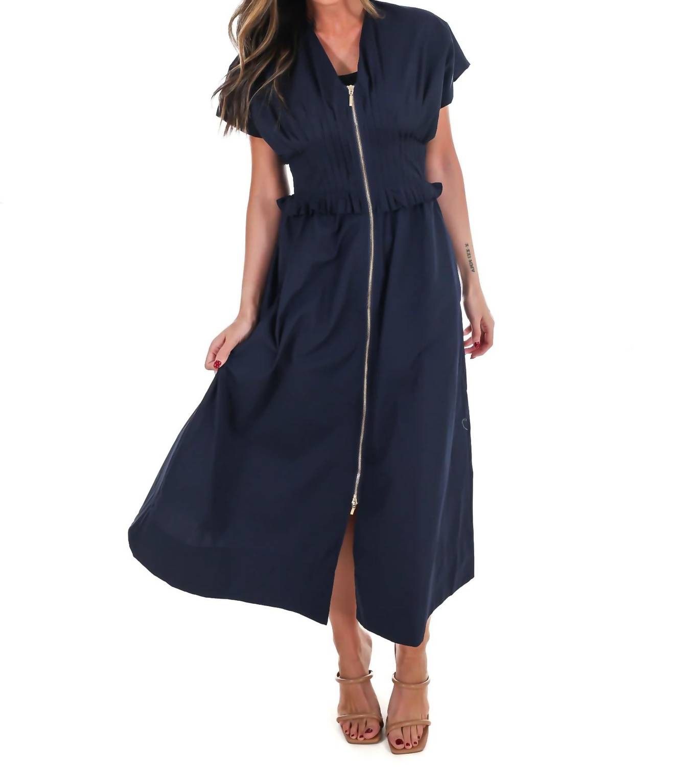 Entro - Women's Catch The Breeze Midi Dress
