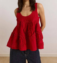 Damson Madder - Stella Ruffle Cami Top