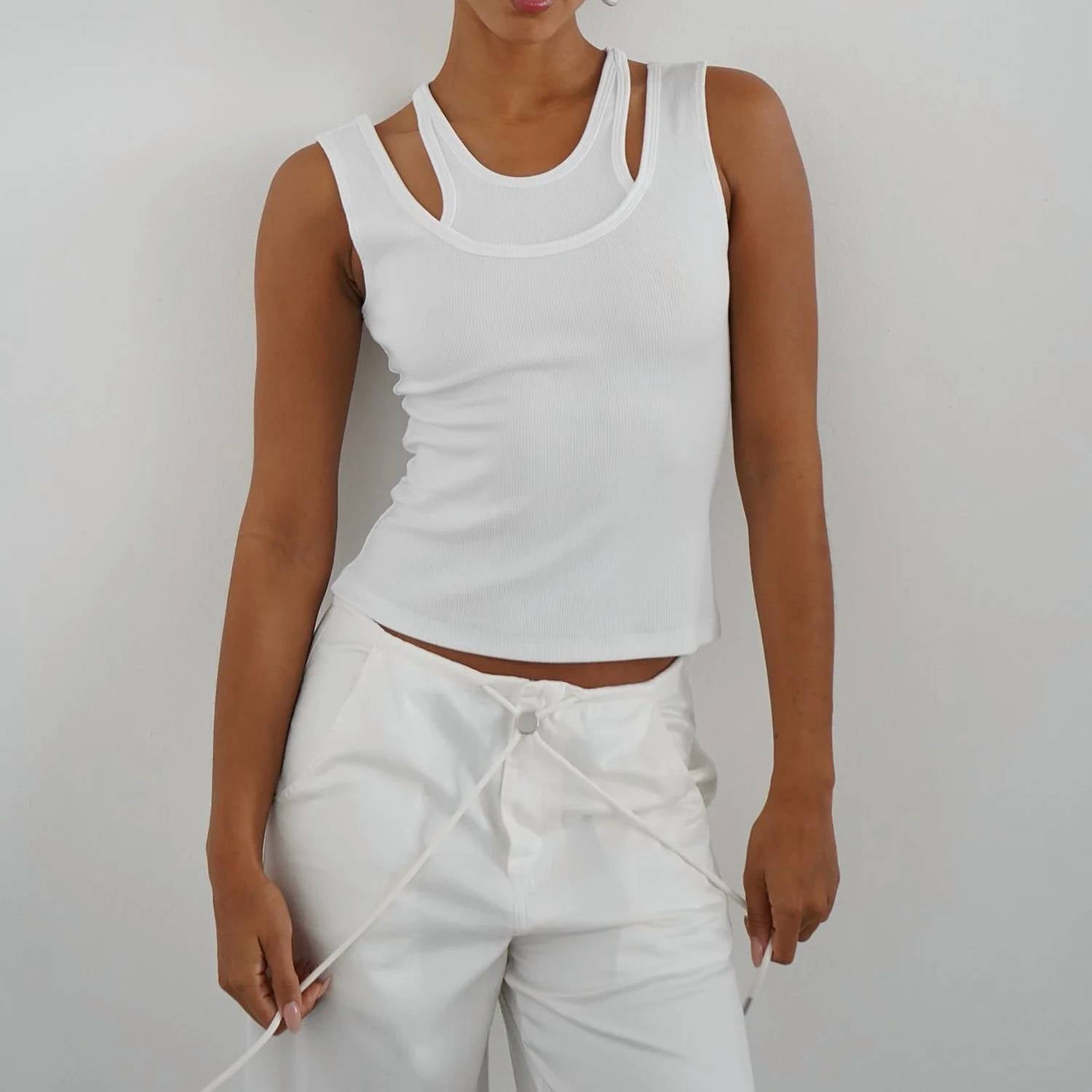 Lna - Allen Rib Tank Top