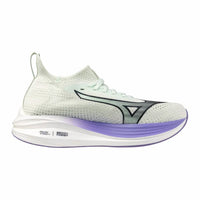 MIZUNO Women's Neo Zen Running Shoes in hint of mint india ink paisley purple - women's shoe - detail view