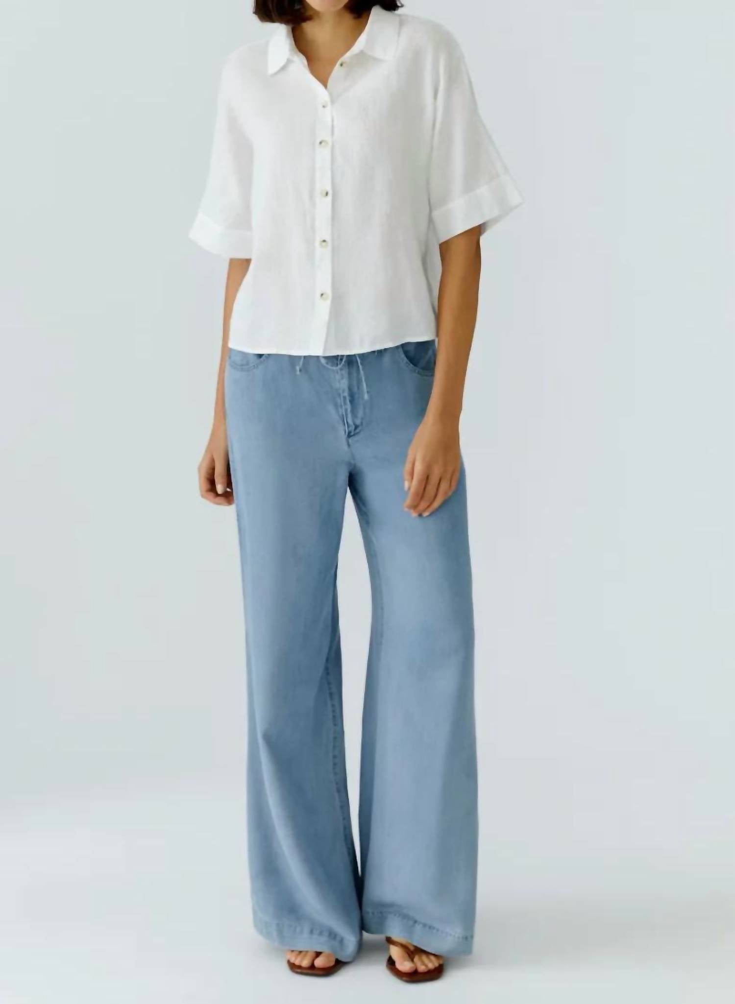 Oui - Wide Leg Jeans