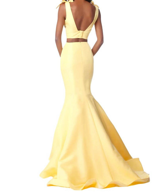 Sherri Hill - Two-Piece Taffeta Prom Dress