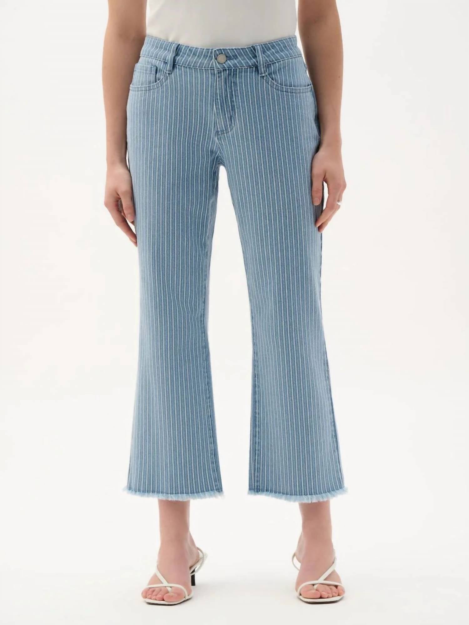 Joseph Ribkoff - Stripes Flare Jeans