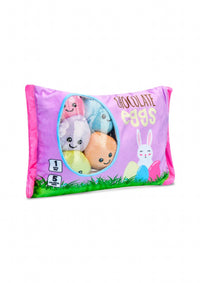 iScream Kids Chocolate Easter Egg Buddies Packaging Fleece Plush in multi - kids' item - detail view