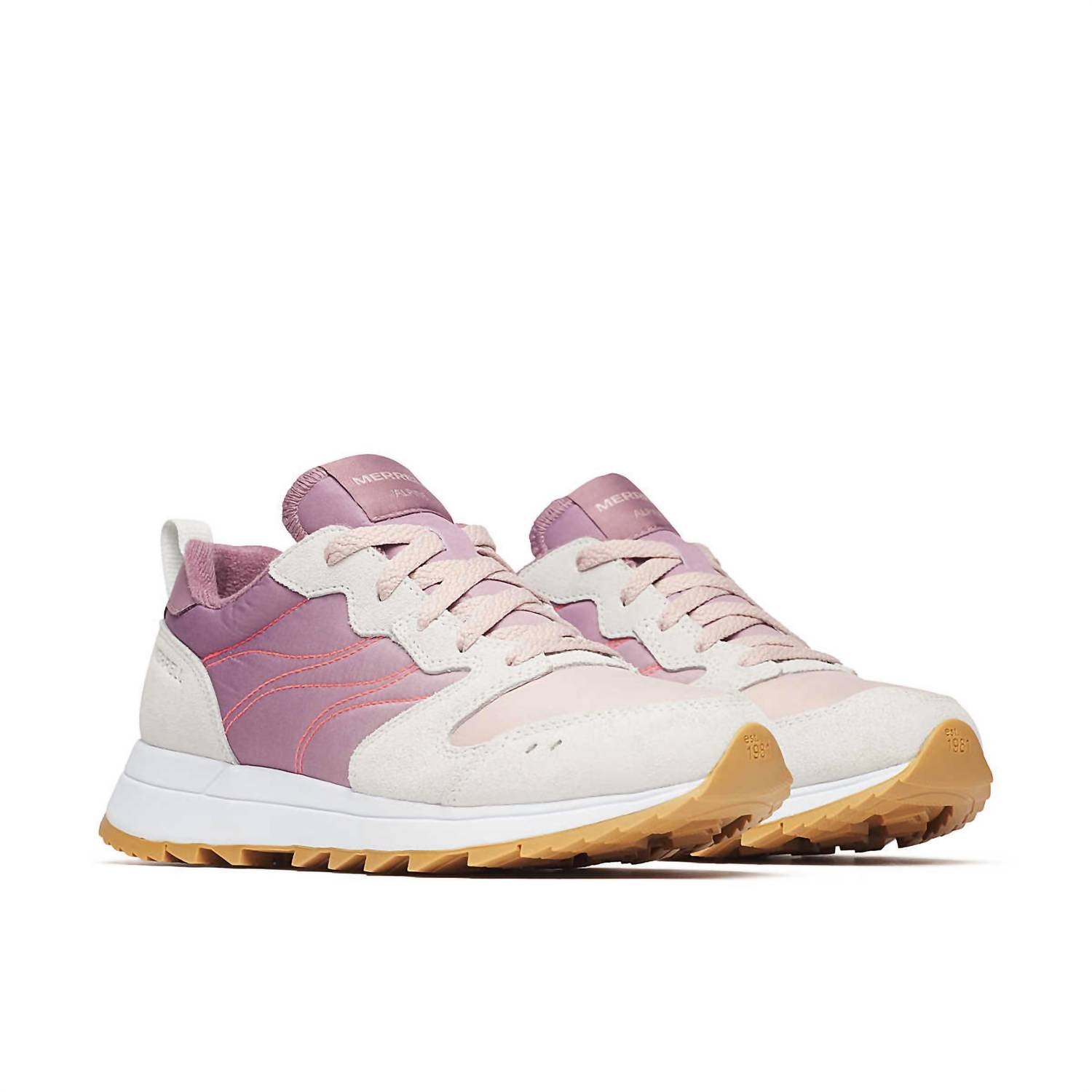 MERRELL Women’s Alpine 83 Sport Recraft Sneaker in pale cherry - women's sneaker - detail view