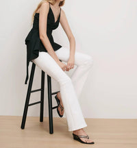 Veronica Beard - Beverly High Rise Skinny Flare Jeans