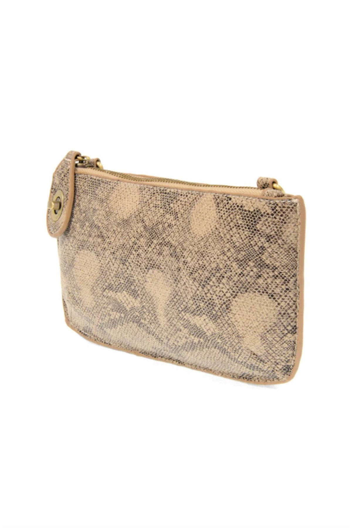 Joy Susan - Python Print Wristlet Clutch