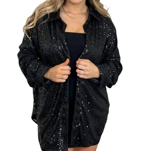 Mainstrip - Feeling Lucky Sequin Shirt