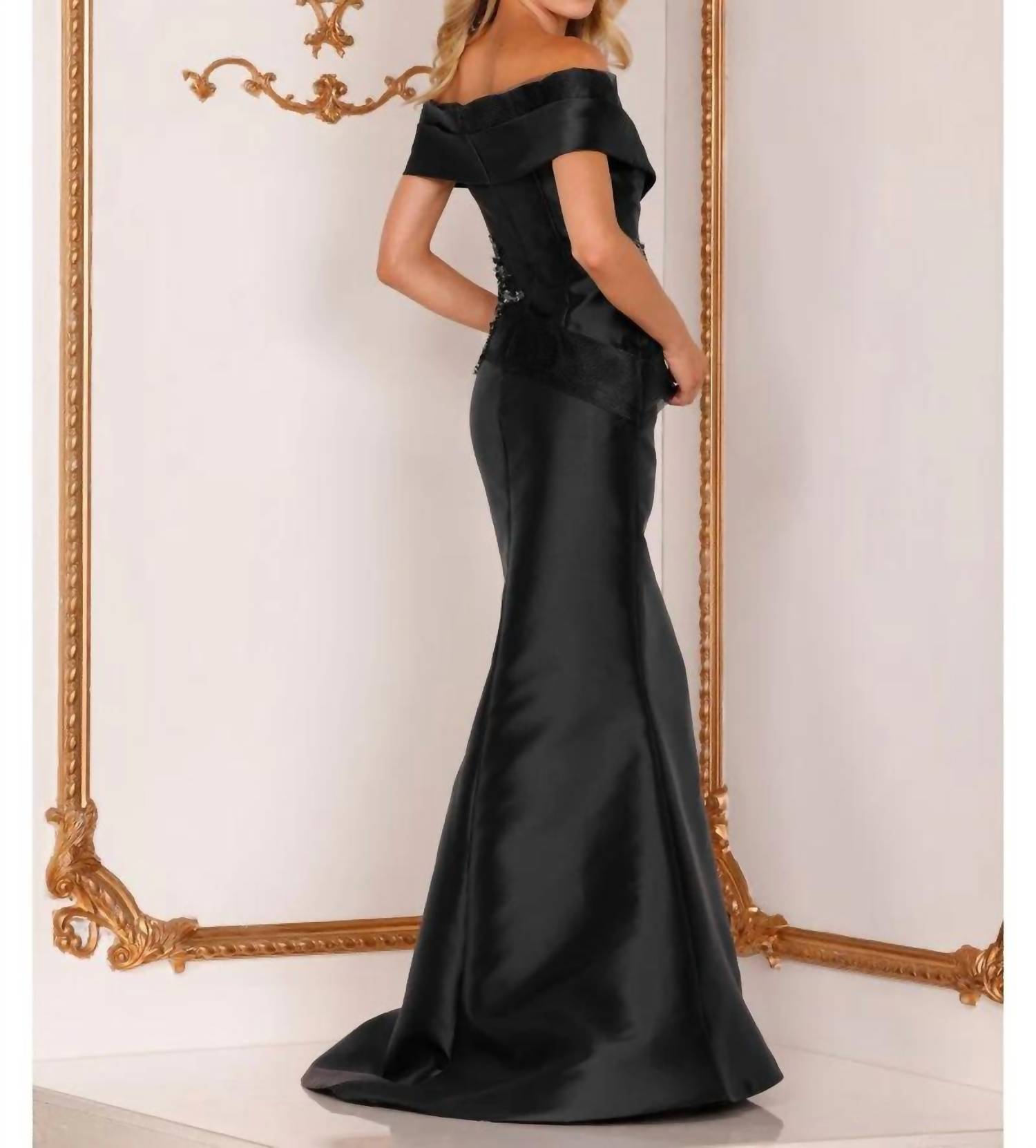 Terani Couture - Elegant Formal Off-shoulder Long Evening Premium Dress