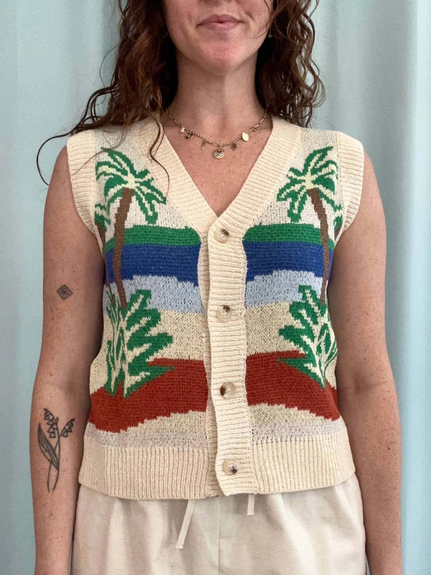 Sadie & Sage - Palms Sweater Vest